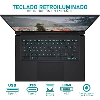 Imagen 5 de Gigabyte Aero X16 RTX 5060 Ryzen AI 7 350 16GB 1TB 16" Laptop