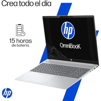 Imagen 4 de HP OmniBook 5 AI 16-af1073la Laptop Intel Core Ultra 7 16GB RAM 512GB SSD 16" OLED 2K Plata