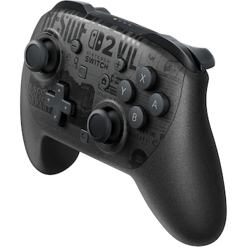 Imagen de referencia para Nintendo Switch 2 Pro Controller Resident Evil Requiem Edition Gunmetal Negro BEEAFSSKE