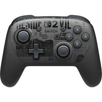 Imagen 2 de Nintendo Switch 2 Pro Controller Resident Evil Requiem Edition Gunmetal Negro BEEAFSSKE