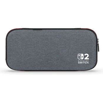 Imagen 4 de PowerA Slim Case Estuche Delgado para Nintendo Switch 2 Gris jaspeado oscuro 10 tarjetas