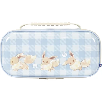 Imagen 2 de HORI Vault Case Eevee Cottage Core Funda rígida Light Blue para Nintendo Switch 2 - 10 cartuchos