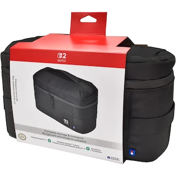 Imagen de referencia para HORI Bolsa de Transporte Compacta Negra para Nintendo Switch 2 NSX-021U 30.35x16.51x12.67 cm