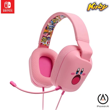 Imagen de referencia para PowerA Wired Stereo Headset Nintendo Switch Kirby Mouthful Rosa