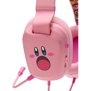 Imagen 2 de PowerA Wired Stereo Headset Nintendo Switch Kirby Mouthful Rosa