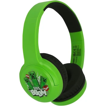 Imagen de referencia para OTL Audífonos Inalámbricos Bluetooth Minecraft Creeper Verde