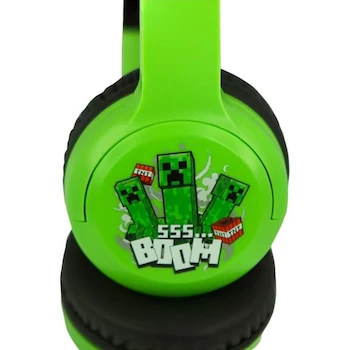 Imagen 3 de OTL Audífonos Inalámbricos Bluetooth Minecraft Creeper Verde