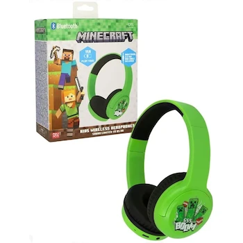 Imagen 5 de OTL Audífonos Inalámbricos Bluetooth Minecraft Creeper Verde