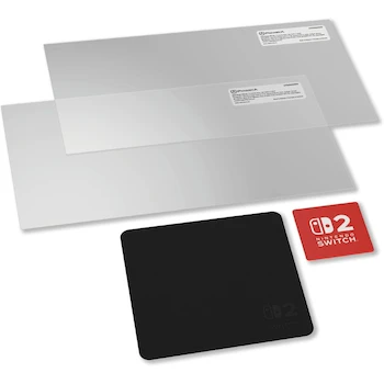 Imagen 2 de PowerA Micas Protectoras Transparente para Nintendo Switch 2 piezas