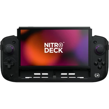 Imagen de referencia para CRKD Nitro Deck+ Control Pro para Nintendo Switch OLED Dockable Clear Black Edition