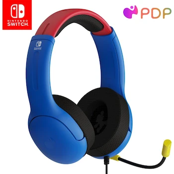 Imagen de referencia para PDP Airlite Wired Headset Mario Dash Blue Nintendo Switch