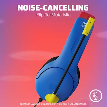 Imagen 4 de PDP Airlite Wired Headset Mario Dash Blue Nintendo Switch