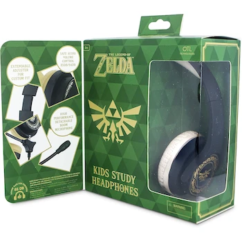 Imagen 3 de OTL Audífonos Gaming Alámbricos Multiplataforma The Legend of Zelda Gold ZD0815