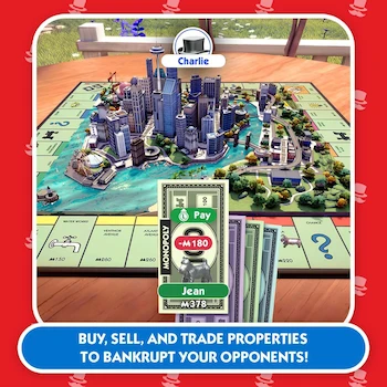 Imagen 2 de Monopoly Nintendo Switch Juego Digital 1.7 GB Versión 2024 Hasta 6 Jugadores