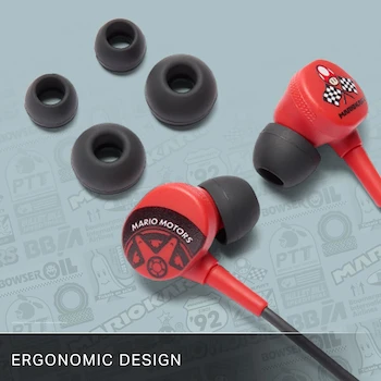 Imagen 3 de PowerA Auriculares con Cable Nintendo Switch Mario Kart Motors Multicolor 3.5 mm