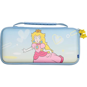 Imagen 2 de HORI Funda rígida compacta City Pop Peach para Nintendo Switch NSW-510U 10 cartuchos
