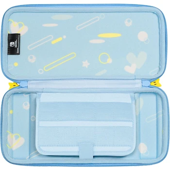 Imagen 4 de HORI Funda rígida compacta City Pop Peach para Nintendo Switch NSW-510U 10 cartuchos
