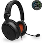 Miniatura de 4Gamers Audífonos Gamer C6-100 Negro/Naranja 3.5mm Compatible PS4 PS5 Xbox Switch PC