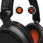 Miniatura de 4Gamers Audífonos Gamer C6-100 Negro/Naranja 3.5mm Compatible PS4 PS5 Xbox Switch PC