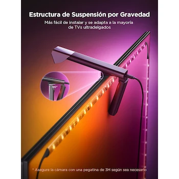 Imagen 5 de Govee WiFi RGBICW 3 Lite Tira LED 11.8ft (3.6m) para TV 55–65 pulgadas