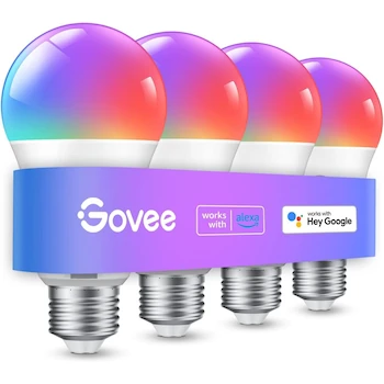 Imagen de referencia para Govee Foco LED Inteligente E27 9W RGBWW Multicolor 4 unidades