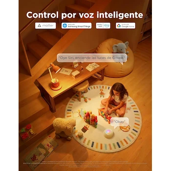 Imagen 4 de Govee Foco LED Inteligente E27 9W RGBWW Multicolor 4 unidades