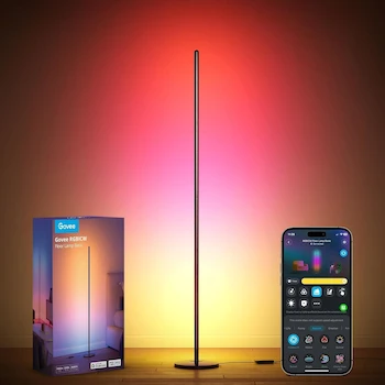 Imagen de referencia para Lámpara de Pie Esquina LED Govee RGBIC Negra H6076