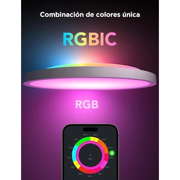 Imagen 2 de Govee Lámpara de Techo Inteligente RGBIC 12 pulgadas Blanco 2400 lm