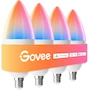 Miniatura de Govee Bombilla LED E12 RGBWW Multicolor 450 lm 40W eq Paquete de 4 Compatible Matter/Alexa/Google