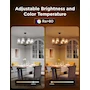 Miniatura de Govee Bombilla LED E12 RGBWW Multicolor 450 lm 40W eq Paquete de 4 Compatible Matter/Alexa/Google