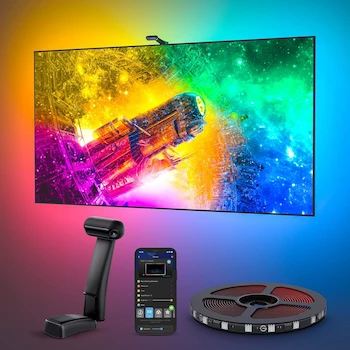 Imagen de referencia para Govee Envisual T2 Tira LED RGBIC 5m Dual-Cámara WiFi para TV 75–85 pulgadas Multicolor
