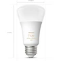 Miniatura de Philips Hue Foco Inteligente LED A19 White Ambiance 9W E27 Paquete de 2