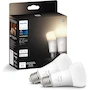 Miniatura de Philips Hue Foco Inteligente A19 Blanco 10W Luz Cálida Pack 2