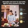 Miniatura de Philips Hue Foco Inteligente A19 Blanco 10W Luz Cálida Pack 2