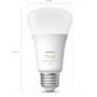 Miniatura de Philips Hue Foco LED Inteligente A19 Blanco y Color Ambiance 60W Paquete 3