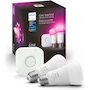 Miniatura de Philips Hue Kit de inicio A19 White and Colour Ambiance 2 unidades