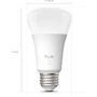 Miniatura de Philips Hue Foco LED Inteligente A19 Blanco Cálido 2700K E26 9W 810 lm Paquete de 4