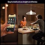 Miniatura de Philips Hue Foco LED Inteligente A19 Blanco Cálido 2700K E26 9W 810 lm Paquete de 4