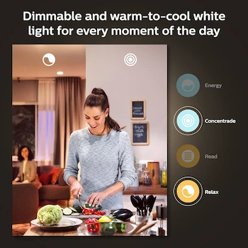 Imagen 4 de Philips Hue Foco Inteligente GU10 Multicolor Ambiente Blanco y Color 1 paquete