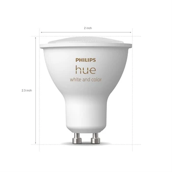 Imagen 5 de Philips Hue Foco Inteligente GU10 Multicolor Ambiente Blanco y Color 1 paquete