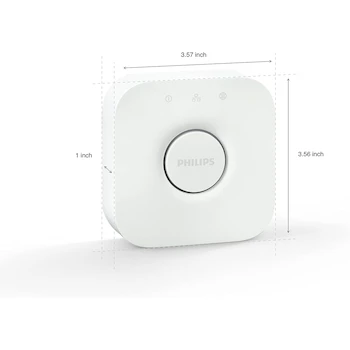 Imagen 2 de Philips Hue Bridge Blanco White Ambiance Puente para Iluminación Conecta hasta 50 luminarios Modelo 453761