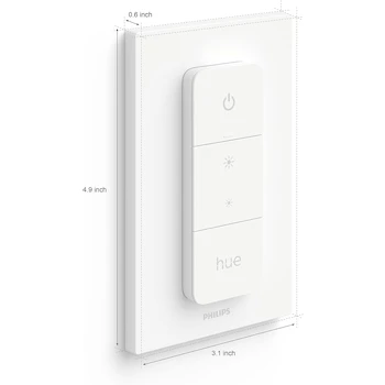 Imagen 2 de Philips Hue Smart Dimmer Interruptor Inalámbrico para Luces Blanco