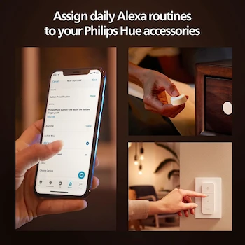 Imagen 4 de Philips Hue Smart Dimmer Interruptor Inalámbrico para Luces Blanco