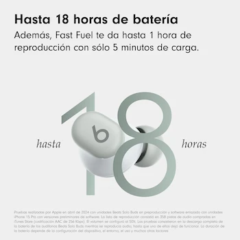 Imagen 5 de Beats Solo Buds Audífonos Inalámbricos Bluetooth Gris Tormenta