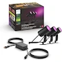 Miniatura de Philips Hue Lily Outdoor Spot Kit Base Negro Paquete de 3