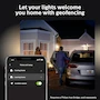 Miniatura de Philips Hue Lily Outdoor Spot Kit Base Negro Paquete de 3