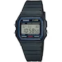 Miniatura de Casio F-91W Reloj digital negro Serie F91W resistente al agua con luz LED, alarma y cronómetro