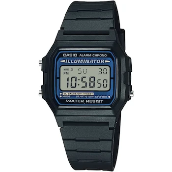 Imagen de referencia para Casio F105W-1A Reloj Digital Illuminator para Hombre 35 mm Negro/Azul
