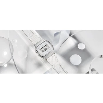 Imagen 3 de Casio F-91WS-7CF Reloj Digital de Cuarzo Unisex Correa de Resina Transparente