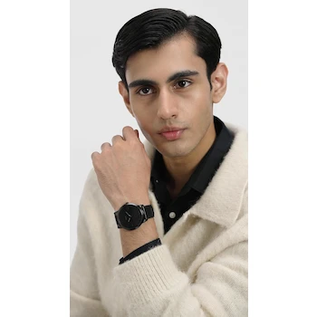 Imagen 2 de Fossil The Minimalist FS5447 Reloj Analógico para Hombre 44mm Negro